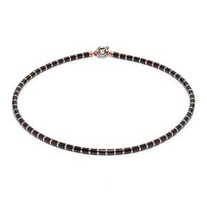 BARAKA Men's GC215151ROCN550002 Snake Collection Gold & Diamonds Necklace